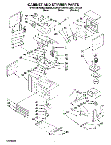 06 - Cabinet And Stirrer Parts parts for Kitchenaid Oven KEMS378SWH00 from AppliancePartsPros.com