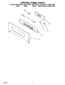 02 - Control Panel Parts parts for Whirlpool Oven YKEBC107KS0 from AppliancePartsPros.com