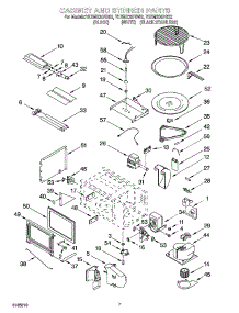 06 - Cabinet And Stirrer Parts parts for Whirlpool Oven YKEMS307GS2 from AppliancePartsPros.com