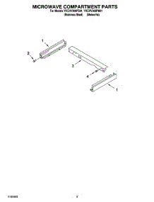 07 - Microwave Compartment Parts parts for Whirlpool Oven YKEHV309PS01 from AppliancePartsPros.com