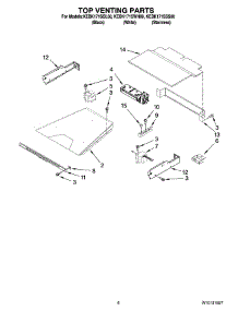 05 - Top Venting Parts, Optional Parts (Not Included) parts for Kitchenaid Oven KEBK171SWH00 from AppliancePartsPros.com