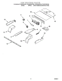 05 - Top Venting Parts, Optional Parts parts for Whirlpool Oven YKEBS208DM6 from AppliancePartsPros.com