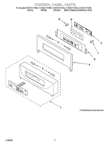 02 - Control Panel Parts parts for Whirlpool Oven YKEBS177DT5 from AppliancePartsPros.com