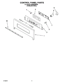 02 - Control Panel Parts parts for Whirlpool Oven YKEMS308GM3 from AppliancePartsPros.com