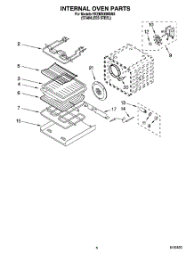 05 - Internal Oven Parts parts for Whirlpool Oven YKEMS308GM3 from AppliancePartsPros.com