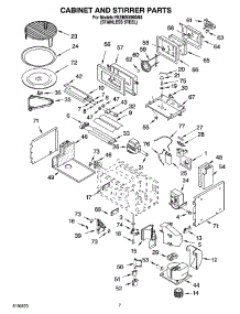 06 - Cabinet And Stirrer Parts parts for Whirlpool Oven YKEMS308GM3 from AppliancePartsPros.com