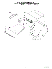 05 - Top Venting Parts, Optional Parts parts for Kitchenaid Oven KEBK101SSS00 from AppliancePartsPros.com