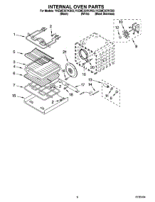 05 - Internal Oven Parts parts for Whirlpool Oven YKEMC307KB03 from AppliancePartsPros.com