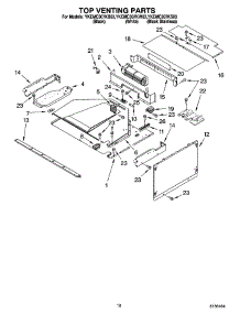 08 - Top Venting Parts parts for Whirlpool Oven YKEMC307KB03 from AppliancePartsPros.com