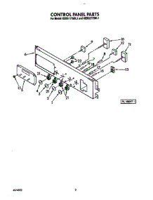 Control Panel parts for Kitchenaid Wall Oven KEBS177SBL1 from AppliancePartsPros.com