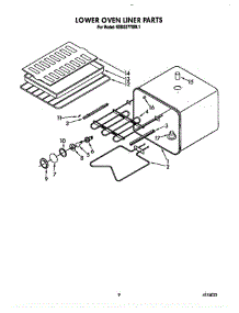 Lower Oven Liner parts for Kitchenaid Wall Oven KEBS177SBL1 from AppliancePartsPros.com