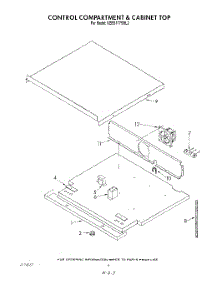 04 - Control Compartment And Cabinet Top parts for Kitchenaid Oven KEBS177SWH2 from AppliancePartsPros.com