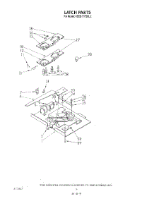 05 - Latch parts for Kitchenaid Oven KEBS177SWH2 from AppliancePartsPros.com