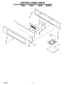 02 - Control Panel Parts parts for Kitchenaid Oven KEBS208SBT00 from AppliancePartsPros.com