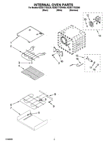 04 - Internal Oven Parts parts for Kitchenaid Oven KEBS177SWH00 from AppliancePartsPros.com
