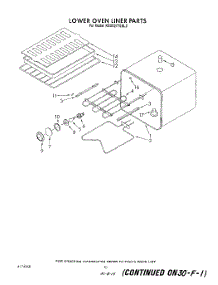 08 - Lower Oven Liner parts for Kitchenaid Oven KEBS277SWH2 from AppliancePartsPros.com