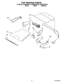05 - Top Venting Parts, Optional Parts parts for Kitchenaid Oven KEBS207SBL00 from AppliancePartsPros.com