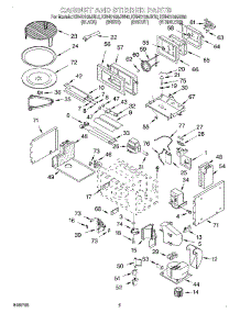 04 - Cabinet And Stirrer parts for Kitchenaid Microwave KBHC109JSS0 from AppliancePartsPros.com