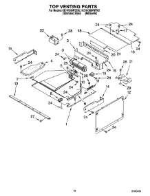 08 - Top Venting Parts parts for Kitchenaid Oven KEHV309PSS02 from AppliancePartsPros.com