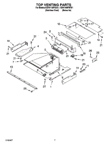 05 - Top Venting Parts parts for Kitchenaid Microwave KBHV109PSS01 from AppliancePartsPros.com