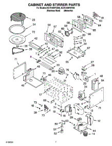 06 - Cabinet And Stirrer Parts parts for Kitchenaid Oven KEHV309PSS00 from AppliancePartsPros.com