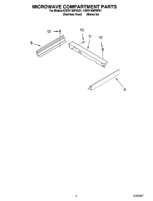 03 - Microwave Compartment Parts parts for Kitchenaid Microwave KBHV109PMT01 from AppliancePartsPros.com