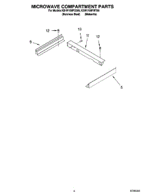 03 - Microwave Compartment Parts parts for Kitchenaid Microwave KBHV109PSS00 from AppliancePartsPros.com