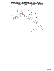 03 - Microwave Compartment Parts parts for Kitchenaid Microwave KBHC109JBL03 from AppliancePartsPros.com
