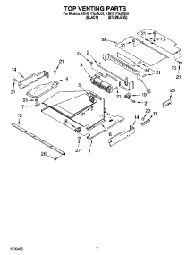 05 - Top Venting Parts parts for Kitchenaid Microwave KBHC179JSS05 from AppliancePartsPros.com