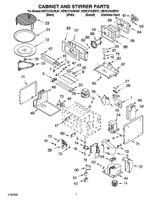 06 - Cabinet And Stirrer Parts parts for Kitchenaid Oven KEHC379JSS07 from AppliancePartsPros.com