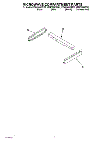 07 - Microwave Compartment Parts parts for Kitchenaid Oven KEMC308KBL02 from AppliancePartsPros.com
