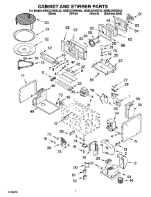 06 - Cabinet And Stirrer Parts parts for Kitchenaid Oven KEMC378KWH03 from AppliancePartsPros.com