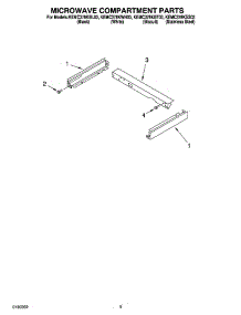 07 - Microwave Compartment Parts parts for Kitchenaid Oven KEMC378KWH03 from AppliancePartsPros.com
