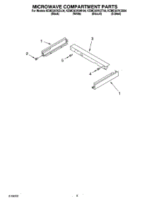 07 - Microwave Compartment Parts parts for Kitchenaid Oven KEMC307KSS04 from AppliancePartsPros.com