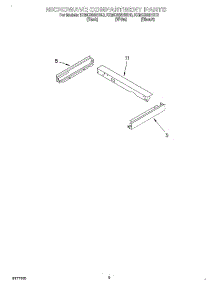 07 - Microwave Compartment parts for Kitchenaid Oven KEMC308HBL0 from AppliancePartsPros.com
