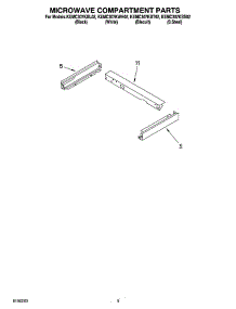 07 - Microwave Compartment Parts parts for Kitchenaid Oven KEMC307KBL02 from AppliancePartsPros.com