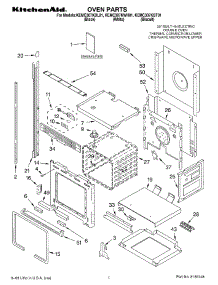 02 - Oven Parts parts for Kitchenaid Oven KEMC307KBT01 from AppliancePartsPros.com