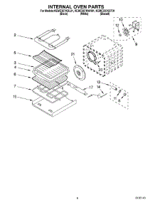 05 - Internal Oven Parts parts for Kitchenaid Oven KEMC307KBT01 from AppliancePartsPros.com