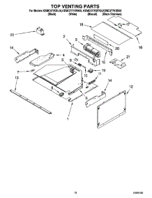 08 - Top Venting Parts parts for Kitchenaid Oven KEMC377KWH02 from AppliancePartsPros.com