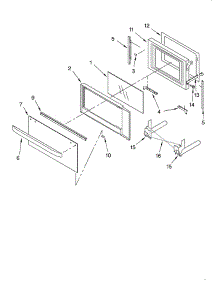 Microwave Door / Optional parts for Kitchenaid Wall Oven KEHC309JSS from AppliancePartsPros.com