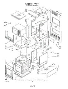 08 - Cabinet parts for Kitchenaid Oven KEMS376TBL3 from AppliancePartsPros.com