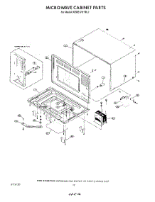 10 - Microwave Cabinet parts for Kitchenaid Oven KEMS376TBL3 from AppliancePartsPros.com
