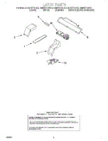 04 - Latch parts for Kitchenaid Oven KEMS377DBL6 from AppliancePartsPros.com