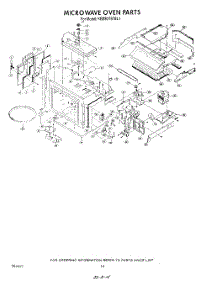 11 - Microwave Oven parts for Kitchenaid Oven KEMS376TBL1 from AppliancePartsPros.com