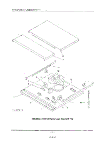 08 - Control Compartment And Cabinet Top parts for Kitchenaid Oven KEMS375SBL0 from AppliancePartsPros.com
