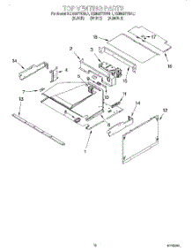08 - Top Venting parts for Kitchenaid Oven KEMS377DBL1 from AppliancePartsPros.com