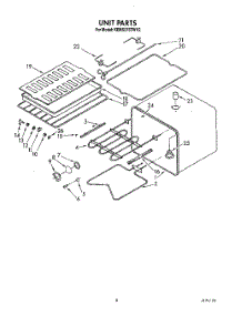 05 - Unit parts for Kitchenaid Oven KEMS376TWH2 from AppliancePartsPros.com