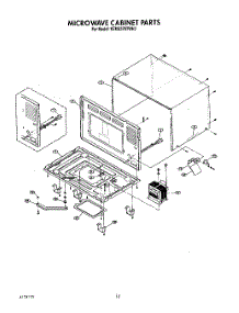 11 - Microwave Cabinet parts for Kitchenaid Oven KEMS376TWH2 from AppliancePartsPros.com
