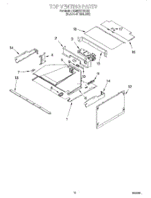 08 - Top Venting parts for Kitchenaid Oven KEMS377DBS2 from AppliancePartsPros.com