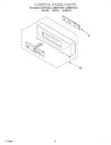 02 - Control Panel, Literature parts for Kitchenaid Oven KEMS377DWH1 from AppliancePartsPros.com